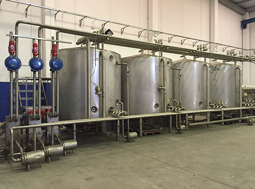 CIP system with four tanks of 8,000 L (74018) #2